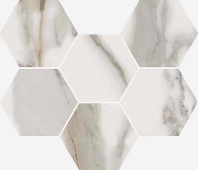 Charme Evo Calacatta Mosaico Hexagon 25x29 Charme Evo Calacatta Mosaico Hexagon 25x29
