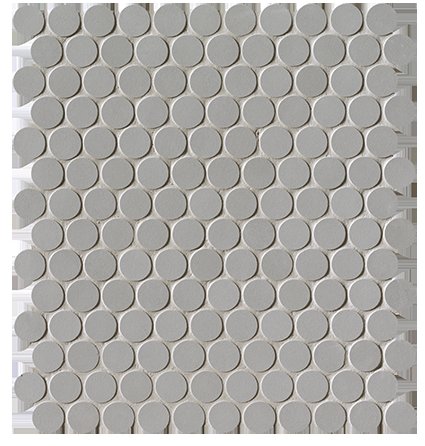 MILANO&FLOOR GRIGIO ROUND MOSAICO MATT