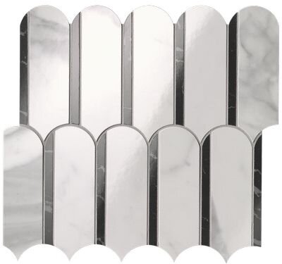 ROMA GOLD CARRARA SUPERIORE/NERO ELEGANTE ARCHS MOSAICO ROMA GOLD CARRARA SUPERIORE/NERO ELEGANTE ARCHS MOSAICO