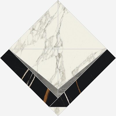 CHARME DELUXE Arabescato White Intarsio 56,4x56,4 (620120000075) CHARME DELUXE Arabescato White Intarsio 56,4x56,4 (620120000075)