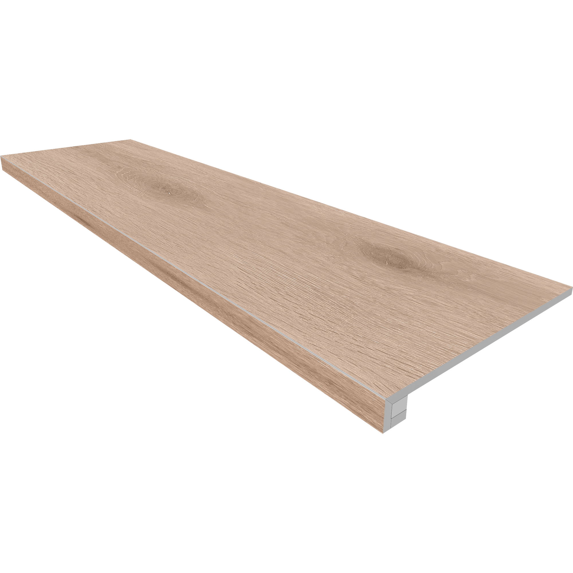 комплект (ступень si01 (33x120) непол. (прямоугол. бортик) без насечек + подступенок (14,5x120))