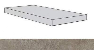 Drift Light Grey Scal.160 Ang.Sx/Дрифт Лайт Грей Ступ.160 Угл.Лев