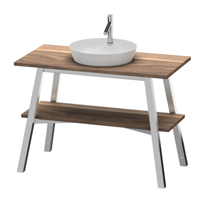 Duravit Cape Cod Консоль 825x1120x570 мм деревянная напольная с 1 полкой, цвет Американский орех