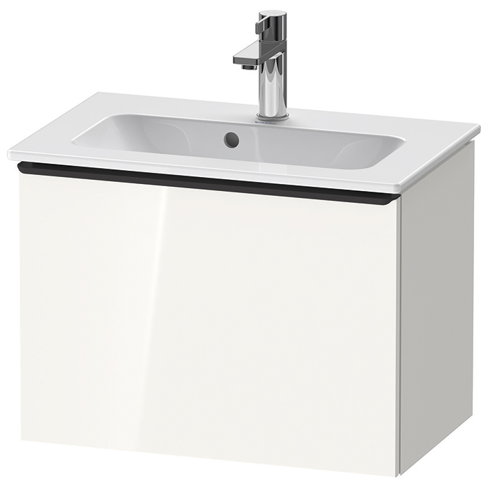 Duravit D-Neo Тумбочка подвесная, Compact 440x610x372, 1 ящик, цвет: белый высокоглянцевый