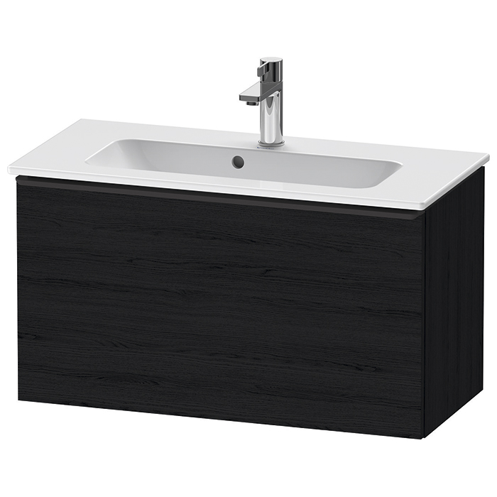 Duravit D-Neo Тумбочка подвесная, Compact 440x810x372, 1 ящик, цвет: Black Oak