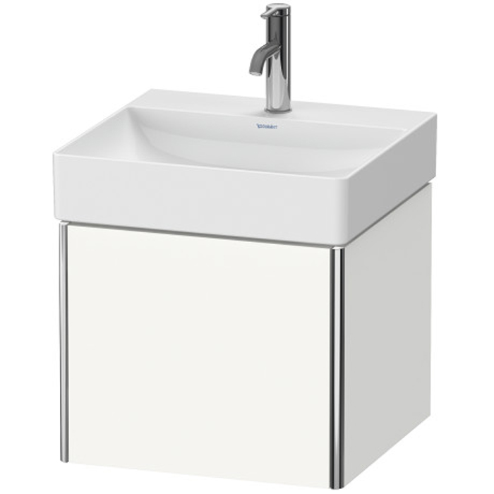 Duravit DuraSquare Раковина подвесная без перелива, выпуск с керам покрытием, 2 отм. отв под смес, 50х47см, покр WonderGliss, цвет белый