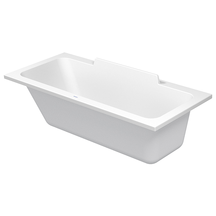 Duravit DuraStyle Ванна 1700х750 мм,, прямоугольная, встраиваемая или версия с панелями и ножками, с наклоном для спины слева, цвет белый