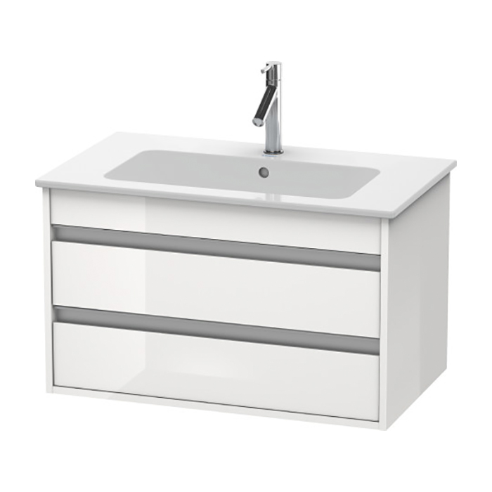 Duravit Ketho База под раковину ,для ME by Starck, 2 выдв.ящика,480x800x475мм HG, Цвет белый глянцевый