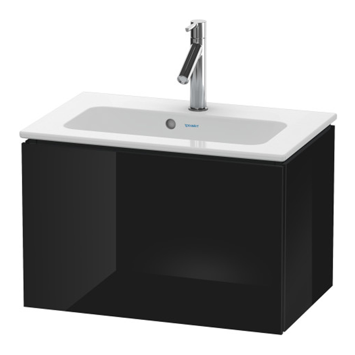 Duravit L-Cube База под раковину 400x620x391, 1 выдв. ящик, цвет черный глянцевый