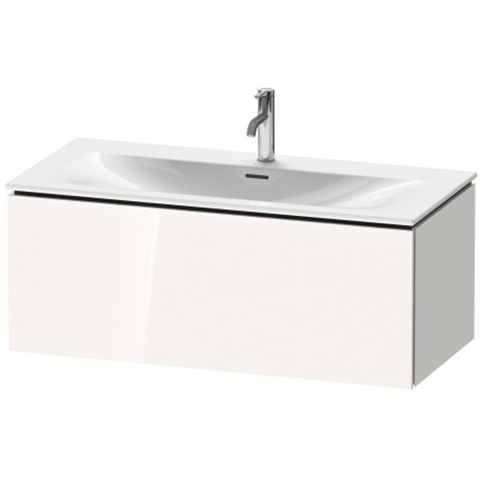 Duravit L-Cube Тумба подвесная под раковину # 234410, 1 выдвижное отделение, 400x1020x481мм, цвет White High Gloss