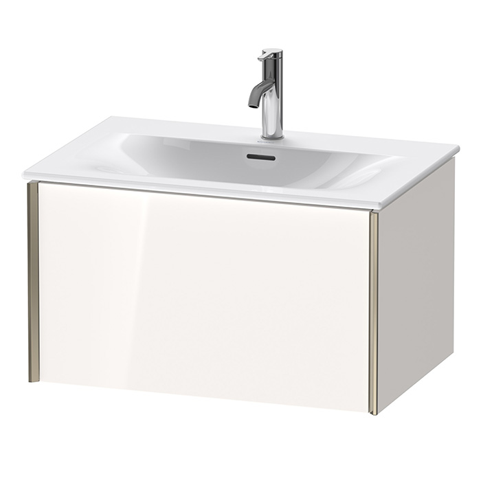 Duravit Viu Раковина подвесная с переливом, выпуск с керам покрытием, 1 отв под смес, 73х49см, цвет белый