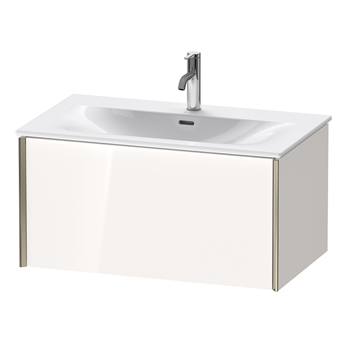 Duravit Viu Раковина подвесная с переливом, выпуск с керам покрытием, 1 отв под смес, 83х49см, цвет белый