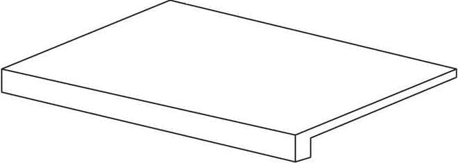 Empire Calacatta Black Scal. Front. 33X60/Эмпаир Калак. Блэк Ступень Фронтальная 33X60