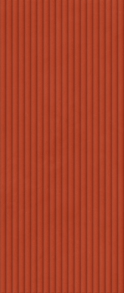 Плитка Vivia Crelis 3D Flute Deep Red 50x120 Lucido