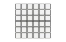 WOODEN ALMOND MOSAICO 5X5 SFAL.NAT.