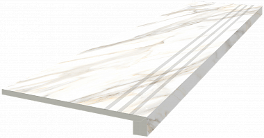 AB1014SK Ступень клееная CALACATTA GOLD glazed 1200x320 1200x320