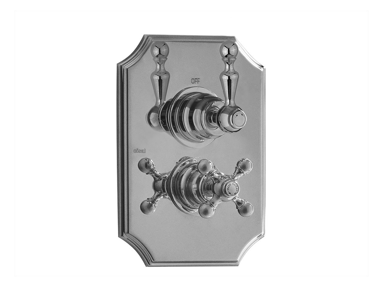 Exposed part for con.thermo.душ valve, 2-outlet ARCANA ROYAL AY018100