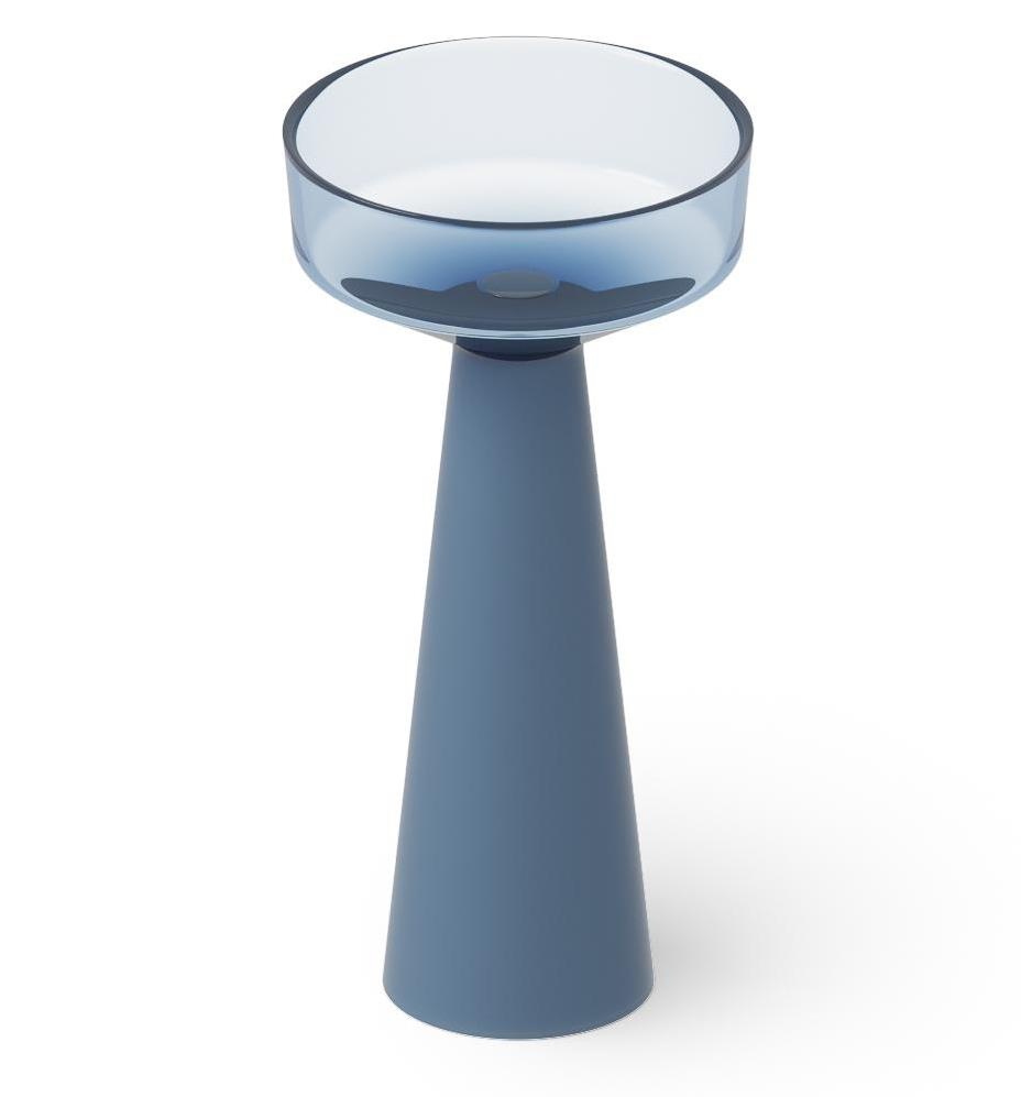 Dea Design Pedestal Basin DD2018 425 R7 Раковина напольная Ø 425 мм (Royal Blue)