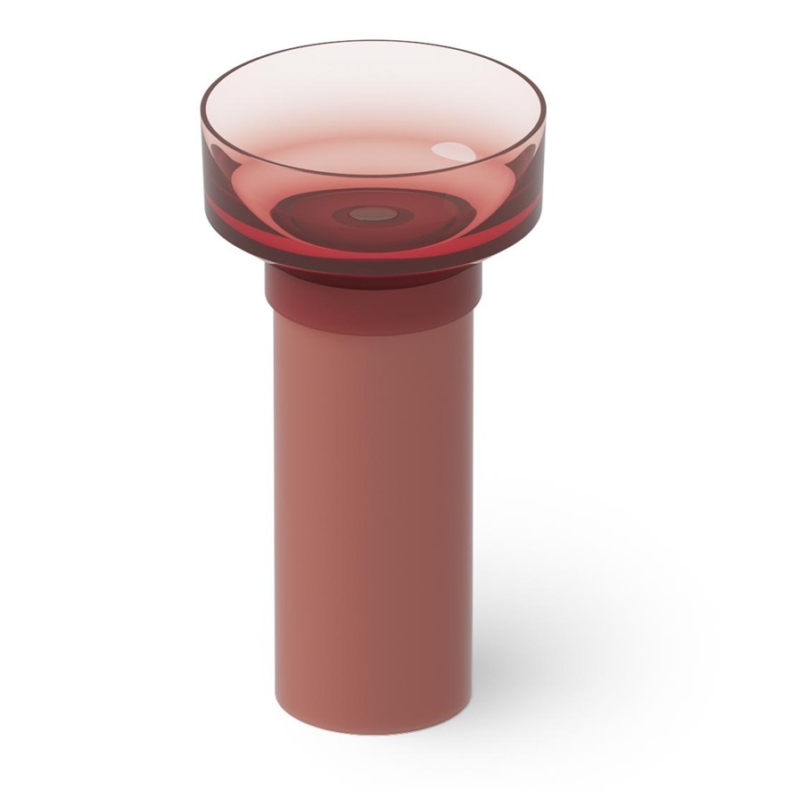 Dea Design Pedestal Basin DD2023 480 R5 Раковина напольная Ø 480 мм (Pomegranate)