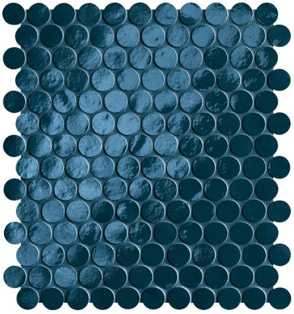 GLIM BLU NAVY ROUND MOSAICO BRILLANTE GLIM BLU NAVY ROUND MOSAICO BRILLANTE