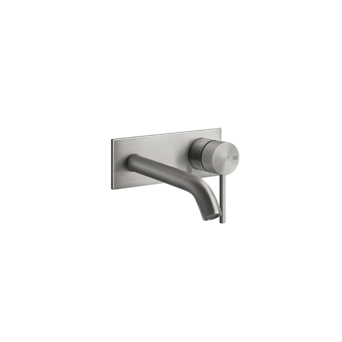 GESSI 316 Встраиваемый смеситель для раковины с изливом 200-170мм (внешняя часть), цвет: steel brushed GESSI 316 Встраиваемый смеситель для раковины с изливом 200-170мм (внешняя часть), цвет: steel brushed