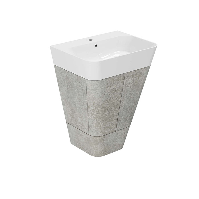 AZZURRA BUILD Тумба напольная под раковину 65 см, 59х47х50 см, с 1 ящиком, цвет Cement AZZURRA BUILD Тумба напольная под раковину 65 см, 59х47х50 см, с 1 ящиком, цвет Cement