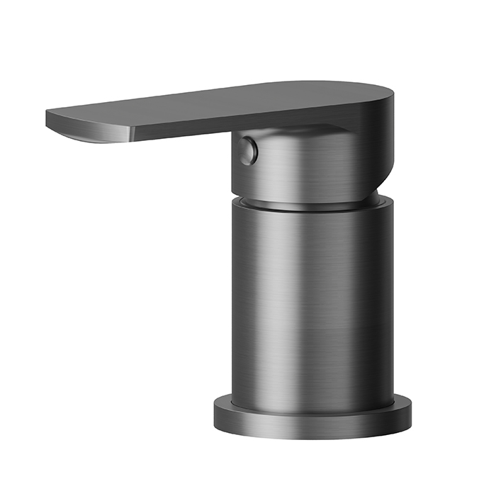 Newform Haka Переключатель потоков с установкой на борт ванны, цвет: PVD brushed gun metal Newform Haka Переключатель потоков с установкой на борт ванны, цвет: PVD brushed gun metal