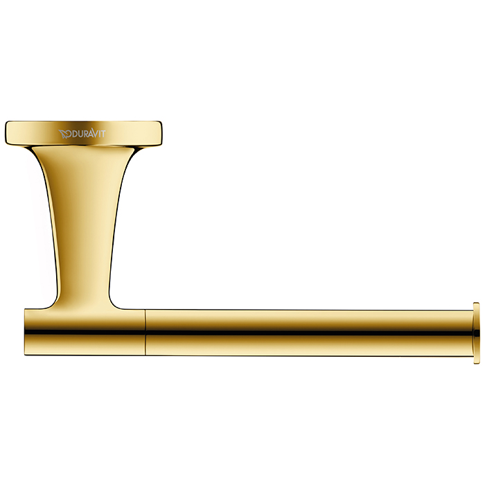 Duravit Starck T Держатель туалетной бумаги настенный, цвет: Gold Polished Duravit Starck T Держатель туалетной бумаги настенный, цвет: Gold Polished