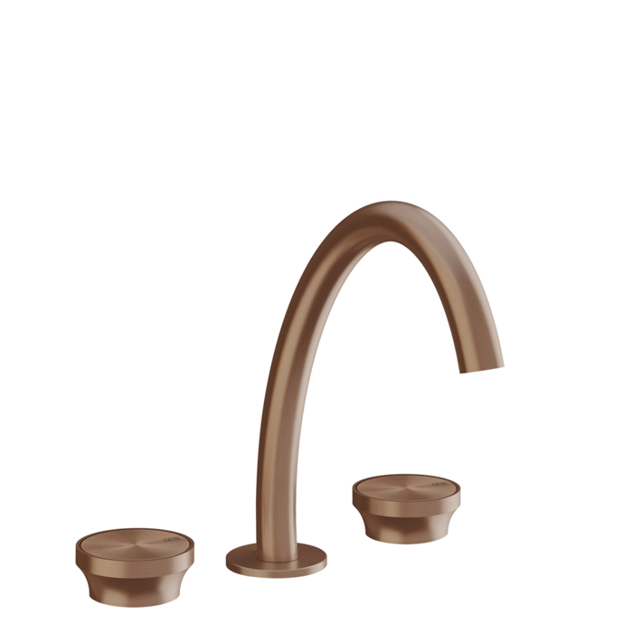 GESSI Origini Смеситель для раковины на 3 отв, без донного клапапна, в компл с отд вставкой, цвет Copper Brushed PVD GESSI Origini Смеситель для раковины на 3 отв, без донного клапапна, в компл с отд вставкой, цвет Copper Brushed PVD