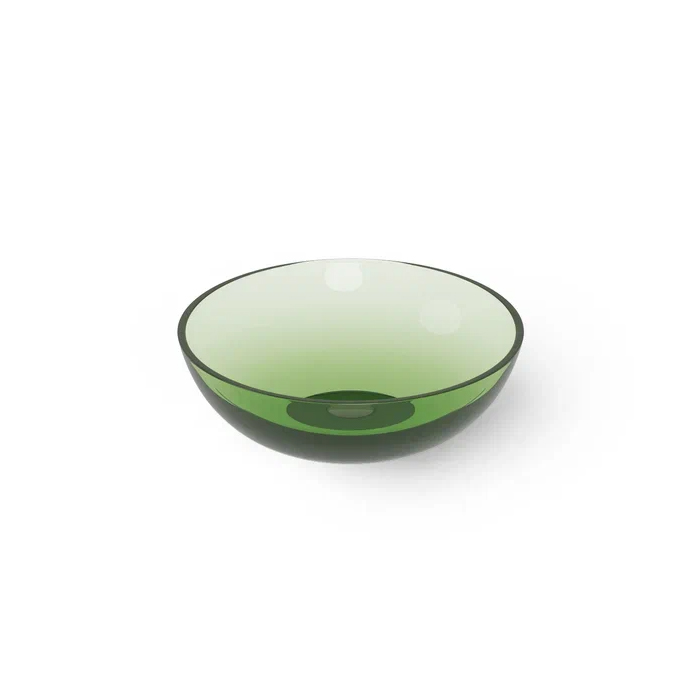 DEA DESIGN Washbasins Раковина настольная 42x42xh16 см, материал: Glasstech прозрачная смола, цвет: Emerald R3 DEA DESIGN Washbasins Раковина настольная 42x42xh16 см, материал: Glasstech прозрачная смола, цвет: Emerald R3