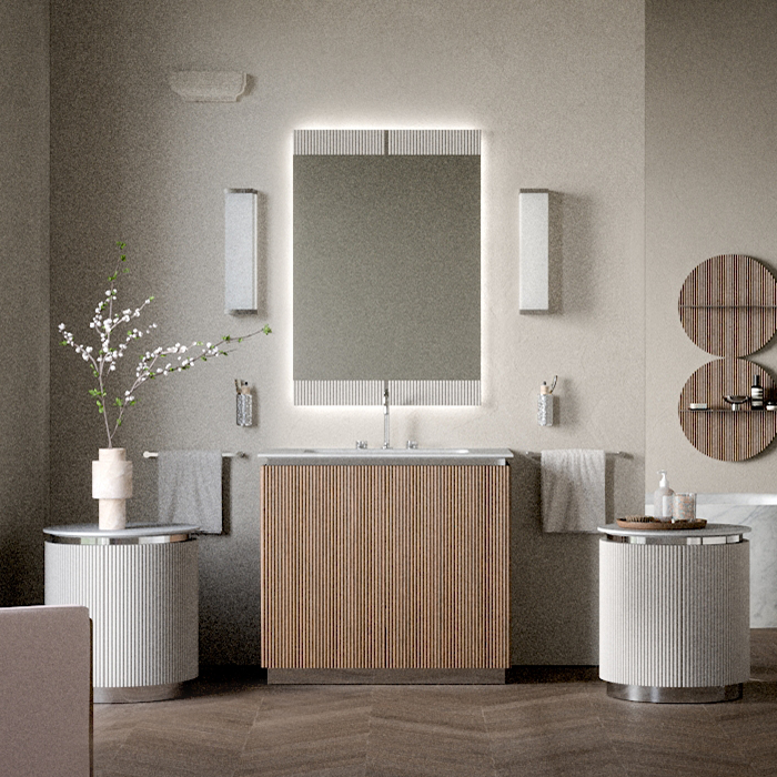Oasis Naos Боковина прямая L 2,5 D 56 H 85см для тумб высотой 85 см, цвет орех трубчатый, правый Oasis Naos Боковина прямая L 2,5 D 56 H 85см для тумб высотой 85 см, цвет орех трубчатый, правый