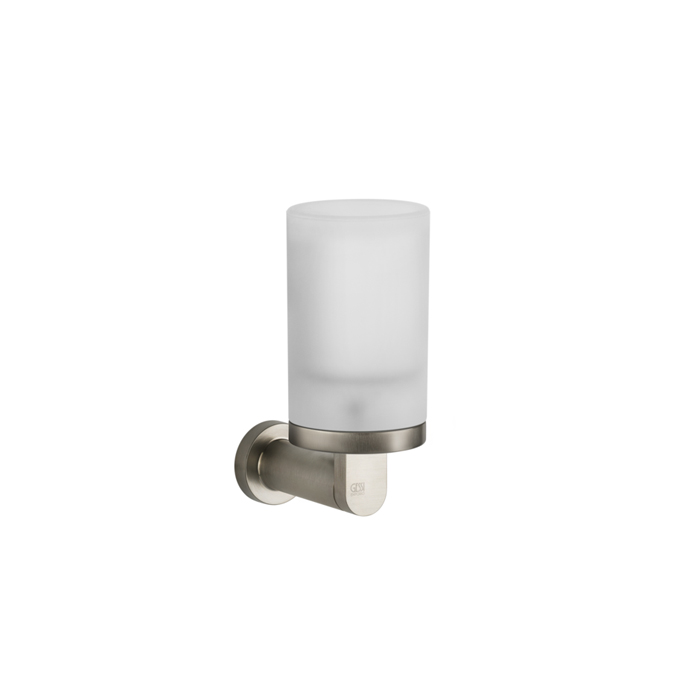 Gessi Emporio accessories Стакан настенный, сатинированное стекло, цвет: Finox Brushed Nickel Gessi Emporio accessories Стакан настенный, сатинированное стекло, цвет: Finox Brushed Nickel