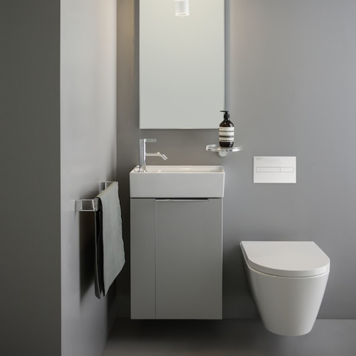 Laufen Kartell Раковина 460х280х120мм без перелива, с 1 отв. под смеситель, со скр сливом, с покр. LLC, цвет: белый Laufen Kartell Раковина 460х280х120мм без перелива, с 1 отв. под смеситель, со скр сливом, с покр. LLC, цвет: белый