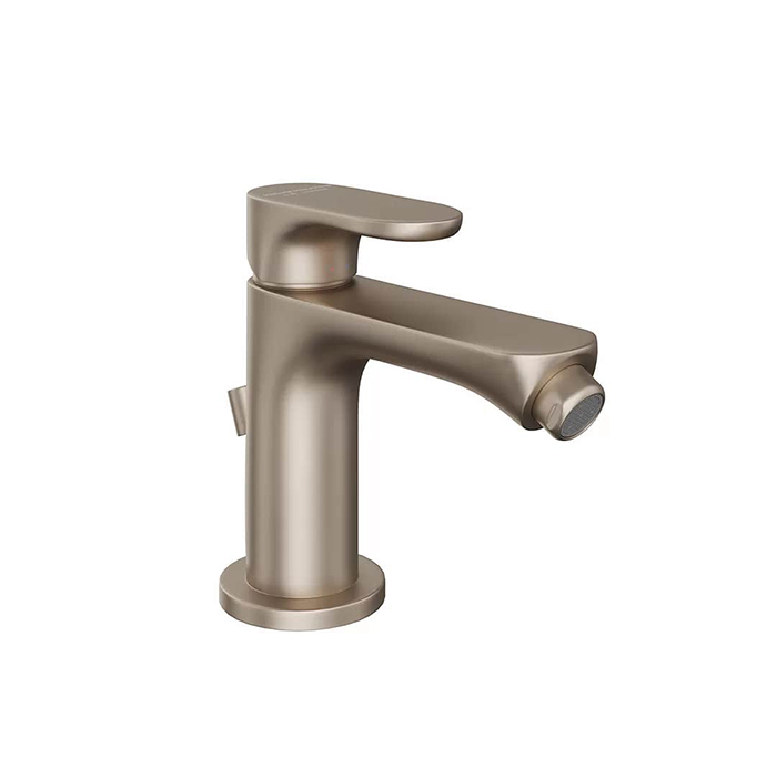 Kerama Marazzi Смеситель для биде OLE однорычажный с донным клапаном, золотой атласный Kerama Marazzi Смеситель для биде OLE однорычажный с донным клапаном, золотой атласный