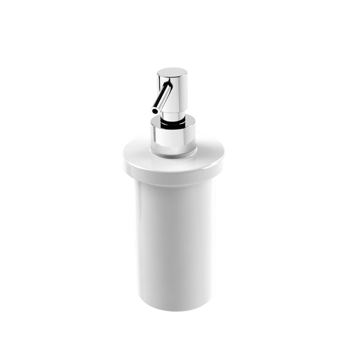 Stella 130 Дозатор для мыла керамический D024 цвет: хром Stella 130 Дозатор для мыла керамический D024 цвет: хром