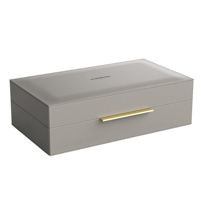 Decor Walther BROWNIE BOX L - универсальная коробка 30х18хh9,5 см, искусственная кожа,, цвет темно-серый Decor Walther BROWNIE BOX L - универсальная коробка 30х18хh9,5 см, искусственная кожа,, цвет темно-серый