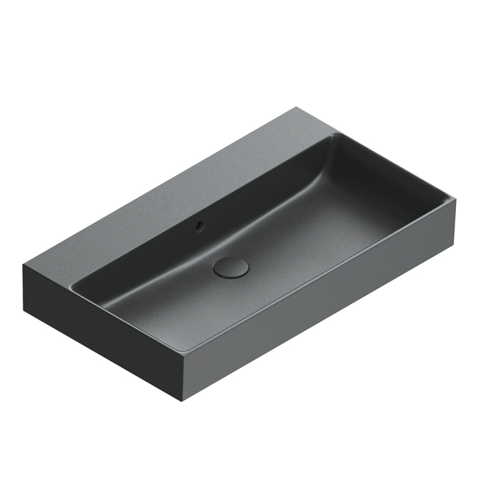 Catalano PREMIUM Раковина 80x47, без отв. под смеситель, покрытие Cataglaze+, цвет черный матовый Catalano PREMIUM Раковина 80x47, без отв. под смеситель, покрытие Cataglaze+, цвет черный матовый