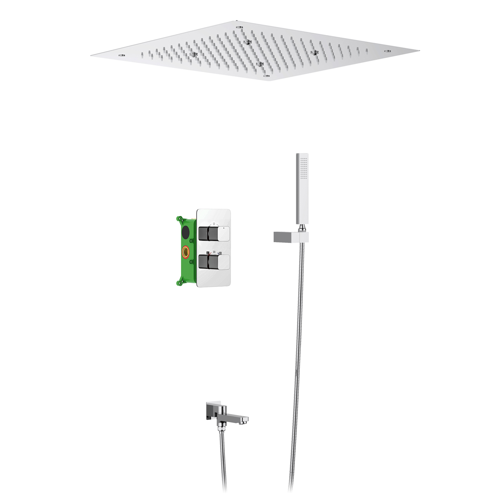 Душевая система встроенная с термостатом Timo Petruma SX-5019/00SM хром