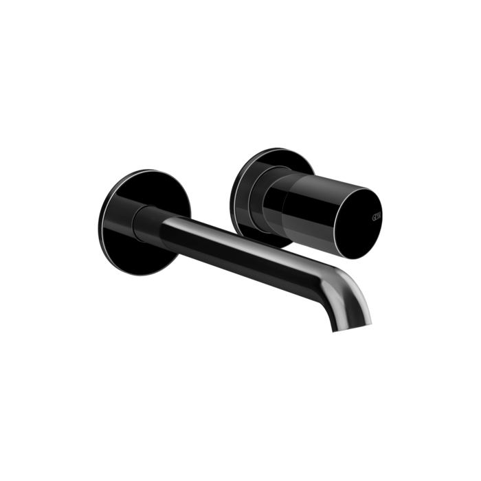 GESSI HABITO UNITO Смеситель для раковины настенный встраиваемый, однорычажный, цвет Black Metal PVD