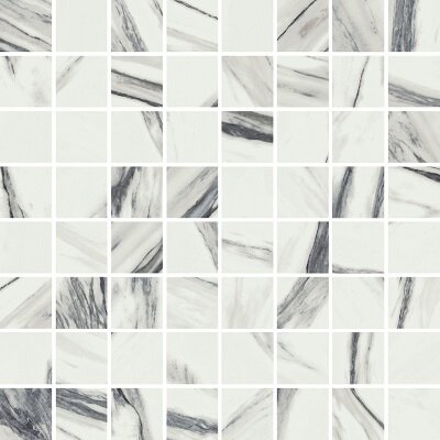 CHARME DELUXE Statuario Fantastico Mosaico Lux 29,2x29,2//Ш.Д. Статуарио Фантастико Мозаика Люкс 29,