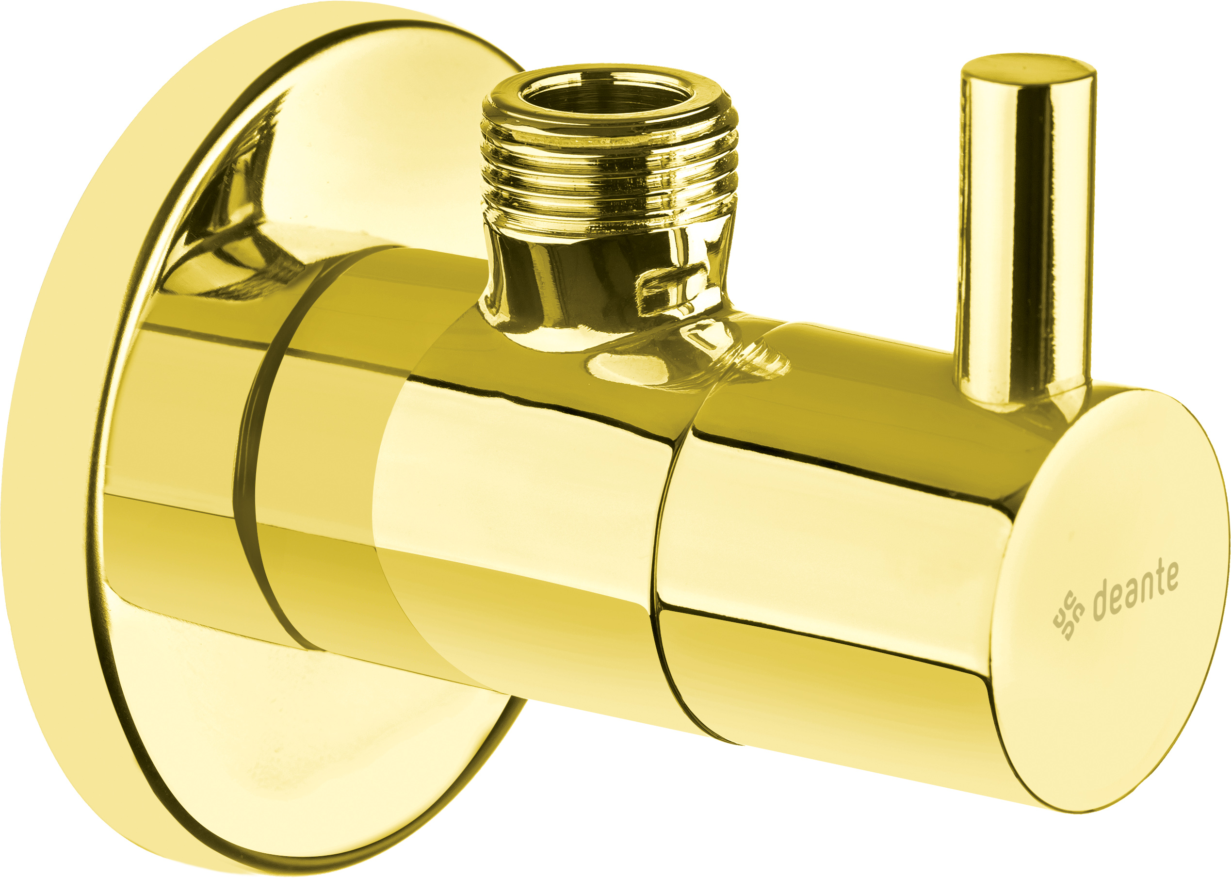 Угловой клапан, с керамическим картриджем, 1/2" - 3/8" - круглый