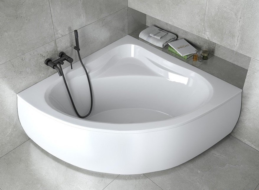 Ванна акриловая Besco MIA 130, 130x130 см, белая