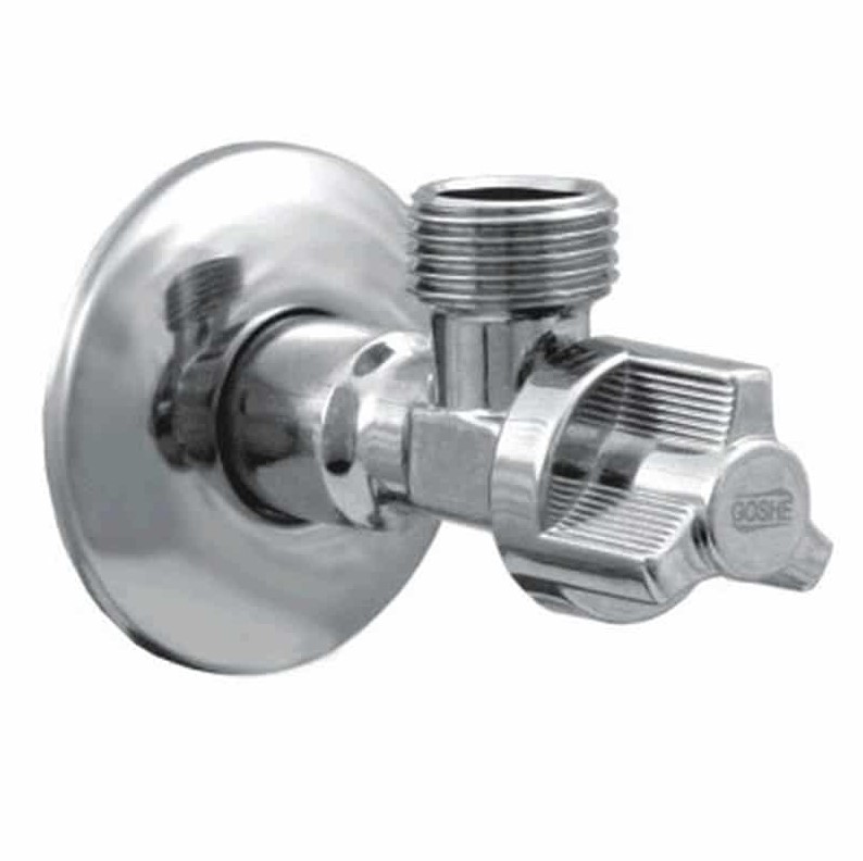 Кран шаровой для подключения сантехнических приборов Goshe Premium 1/2"x3/8" антикамень (0200.224)