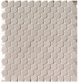 MILANO&FLOOR BEIGE ROUND MOSAICO MATT