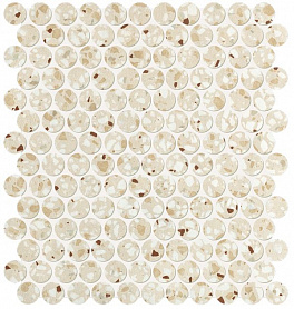 GLIM GEMME BEIGE ROUND MOSAICO MATT
