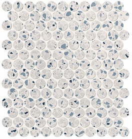 GLIM GEMME AZZURRO ROUND MOSAICO MATT
