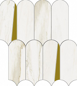 Stellaris Carrara Ivory Mosaico Elegant