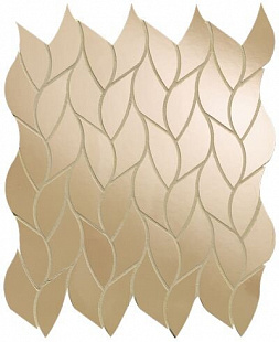 ROMA GOLD ONICE MIELE LEAVES MOSAICO