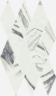 CHARME DELUXE Statuario Fantastico Mosaico Diamond 28x48//Ш.Д. Статуарио Фантастико Мозаика Даймонд