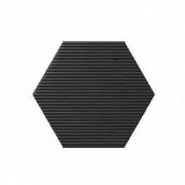 MINI HEXA CANALE GRAPHITE MATT